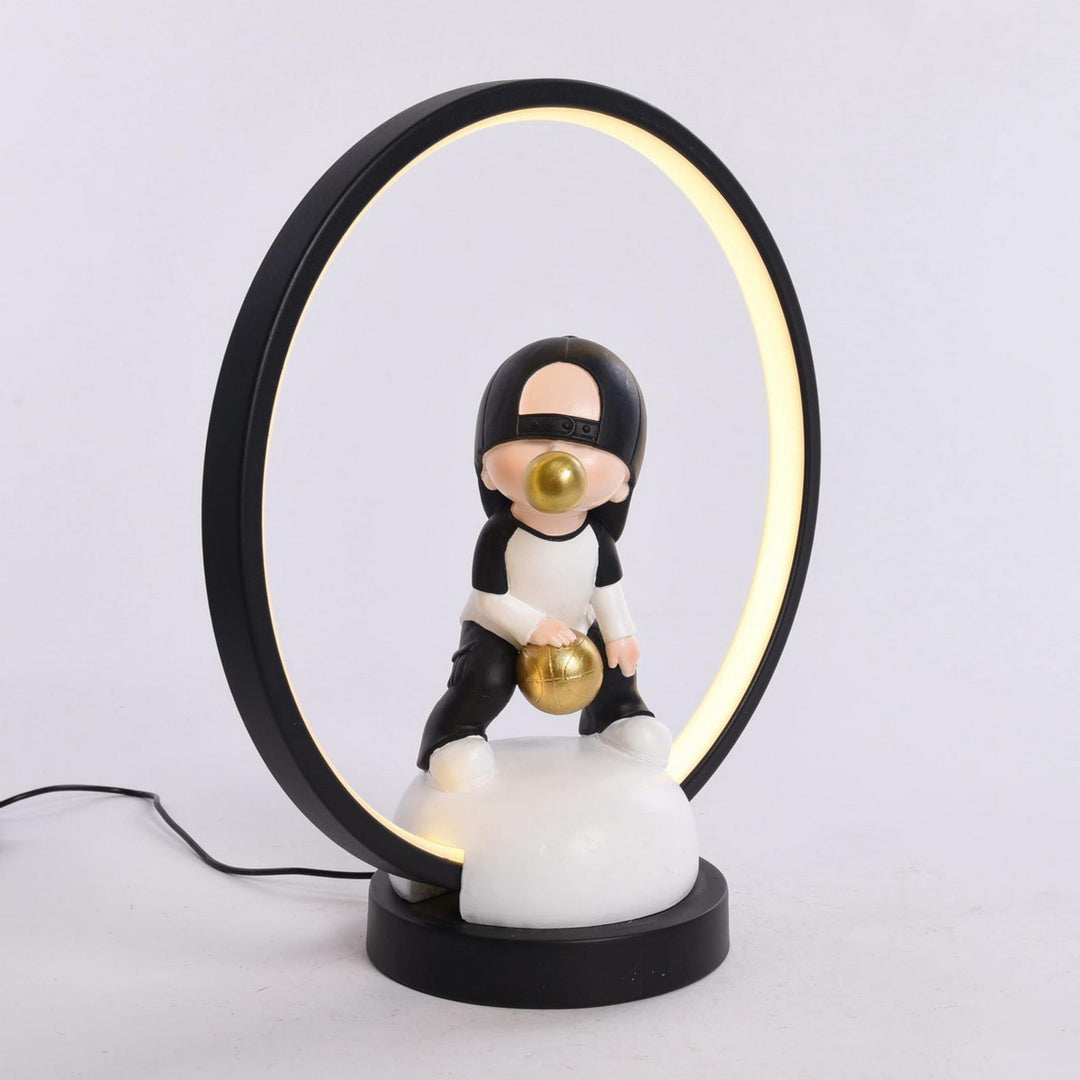 Resin Bubble Boy Table Lamp with USB Cable