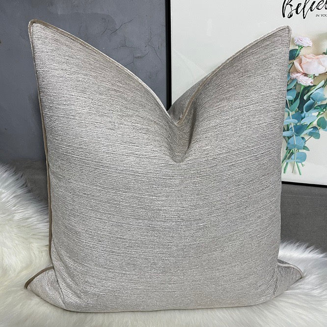 Linen Luxe Feather-Filled Cushion