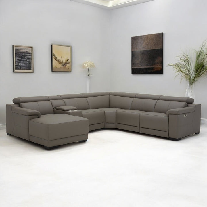 Victoria Modular Corner Leather Lounge