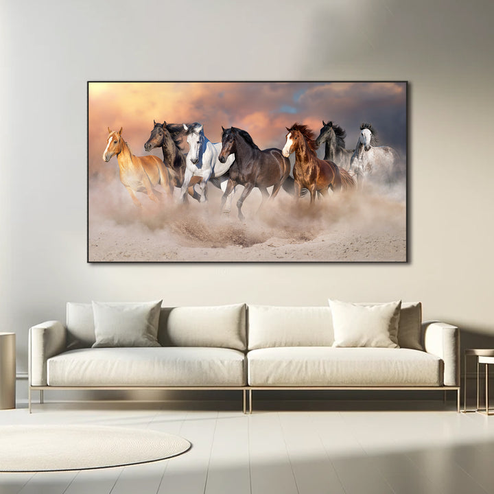 Wild Autumn Gallop Artwork 180x90 CM