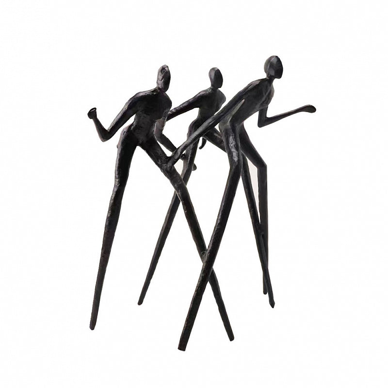 Abstract Dancing Trio Sculpture