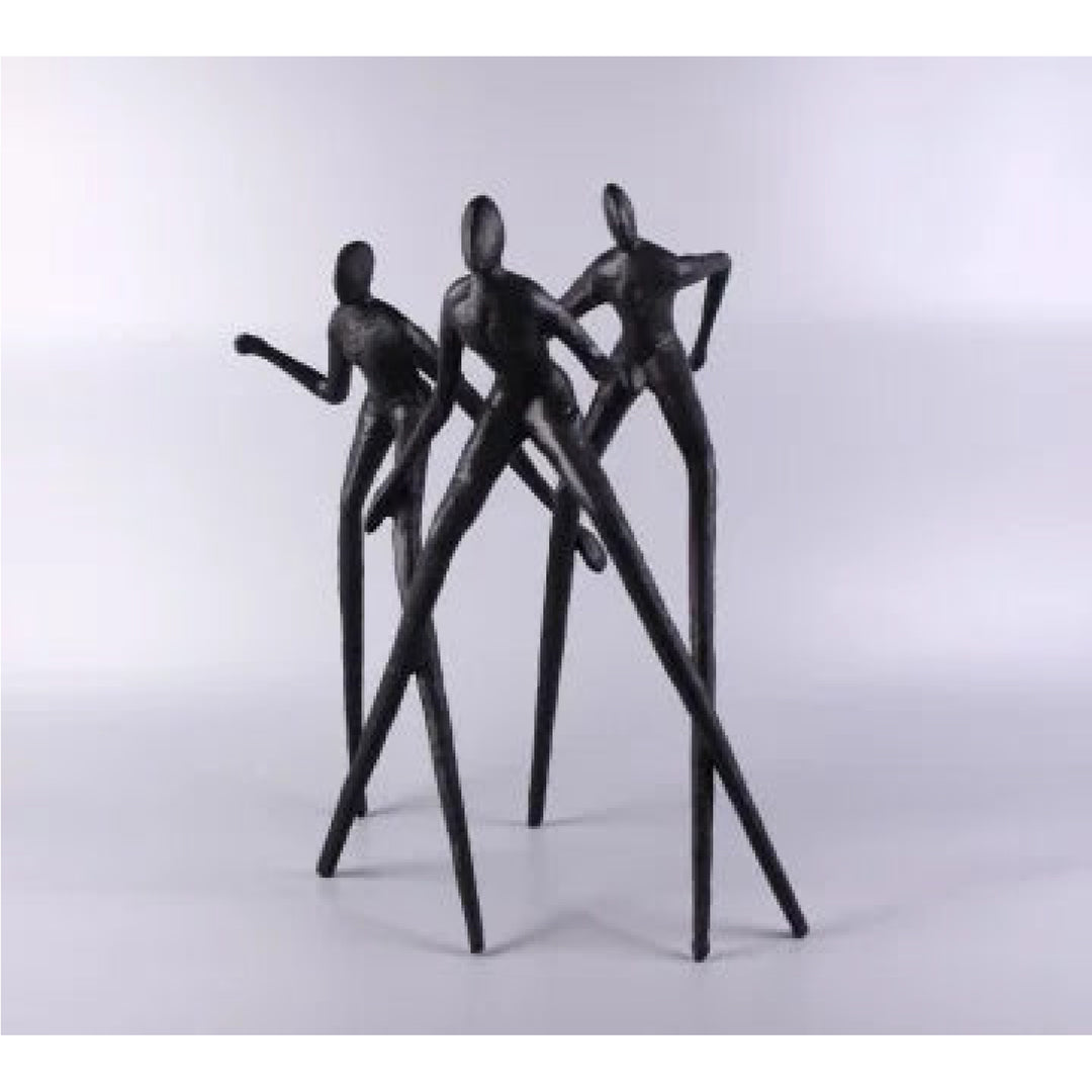 Abstract Dancing Trio Sculpture