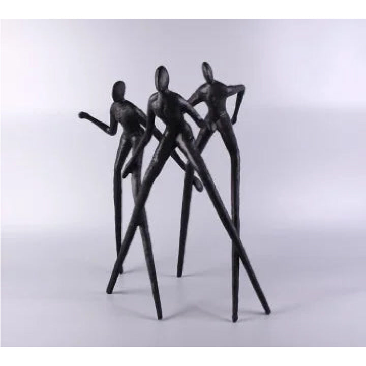 Abstract Dancing Trio Sculpture