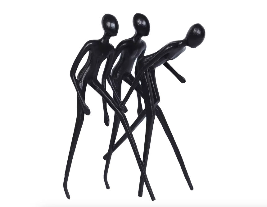 Abstract Dancing Trio Sculpture