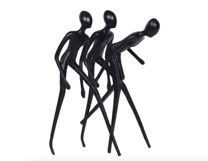 Abstract Dancing Trio Sculpture