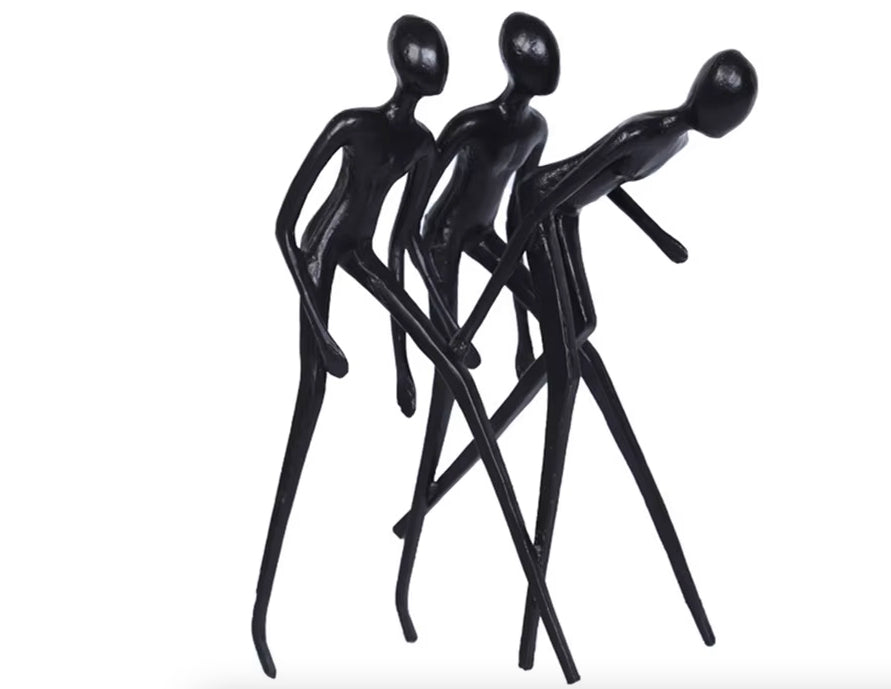 Abstract Dancing Trio Sculpture