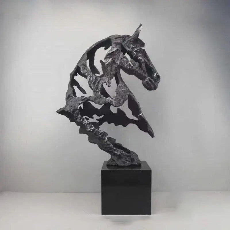 Abstract Horse Head Sculpture 3