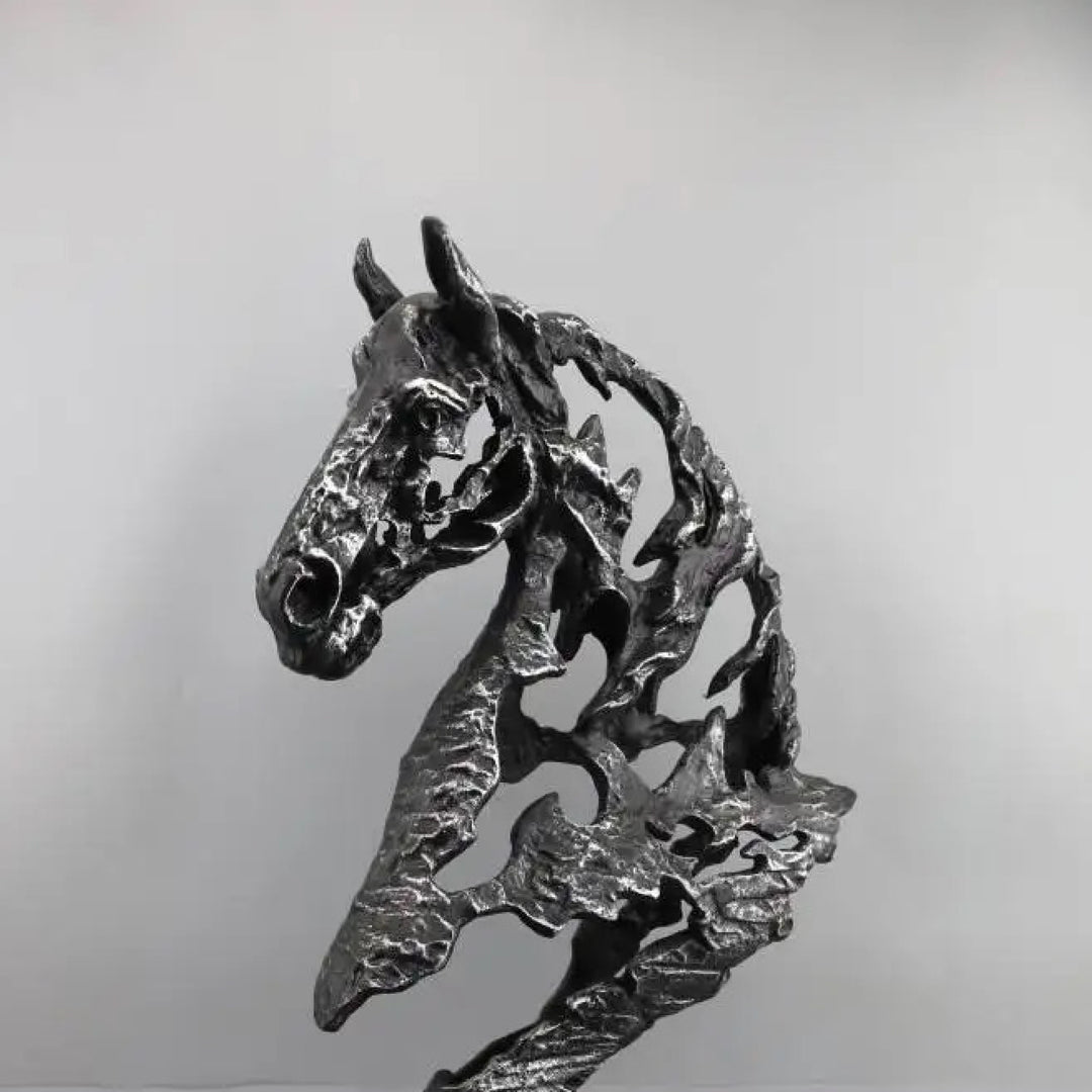 Abstract Horse Head Sculpture 4