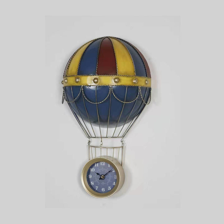 Air Balloon Vintage Iron Wall Clock (70cm)