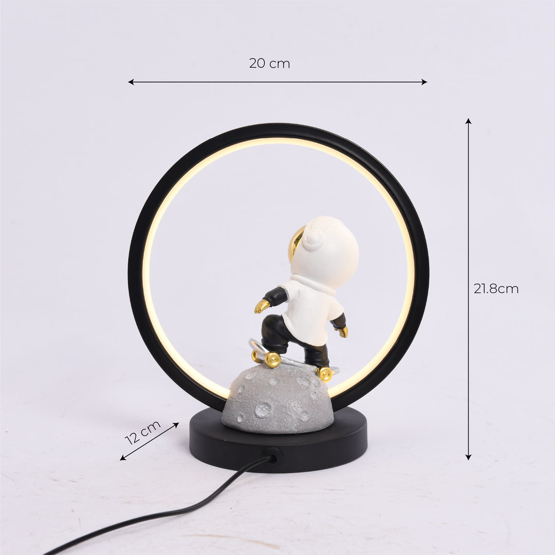 Resin Astronauts Table Lamp (Small)