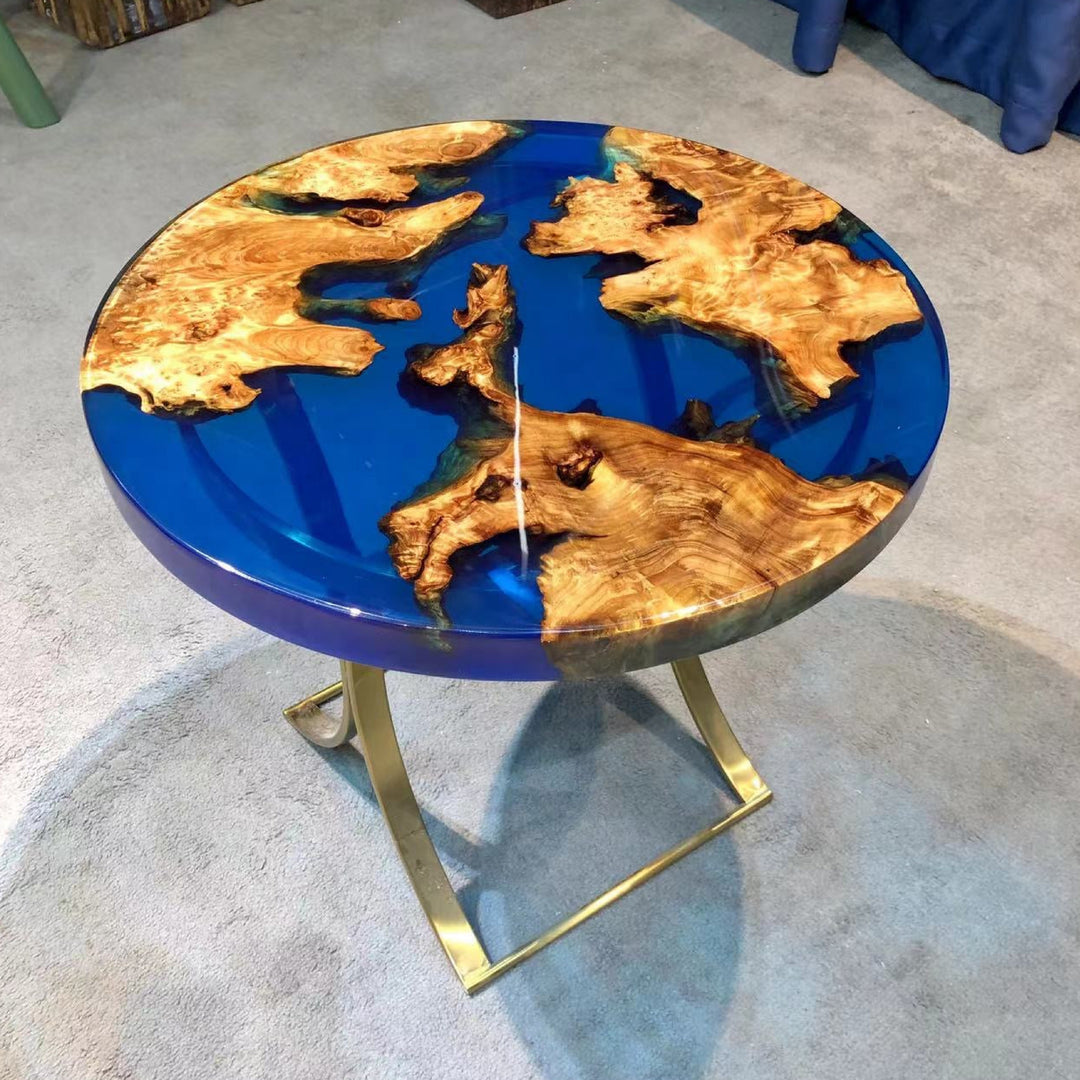 Live Edge Epoxy Resin Coffee Table