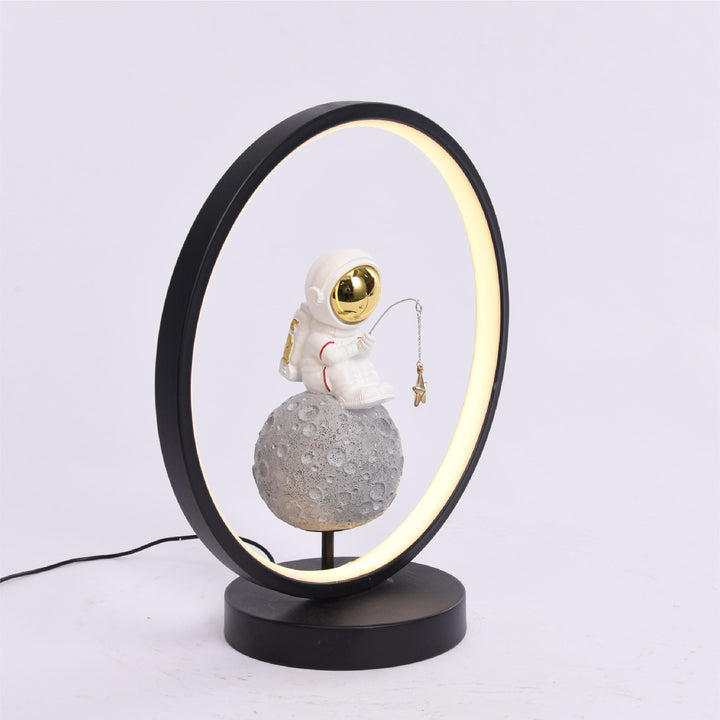 Resin Astronaut Table Lamp with USB Cable