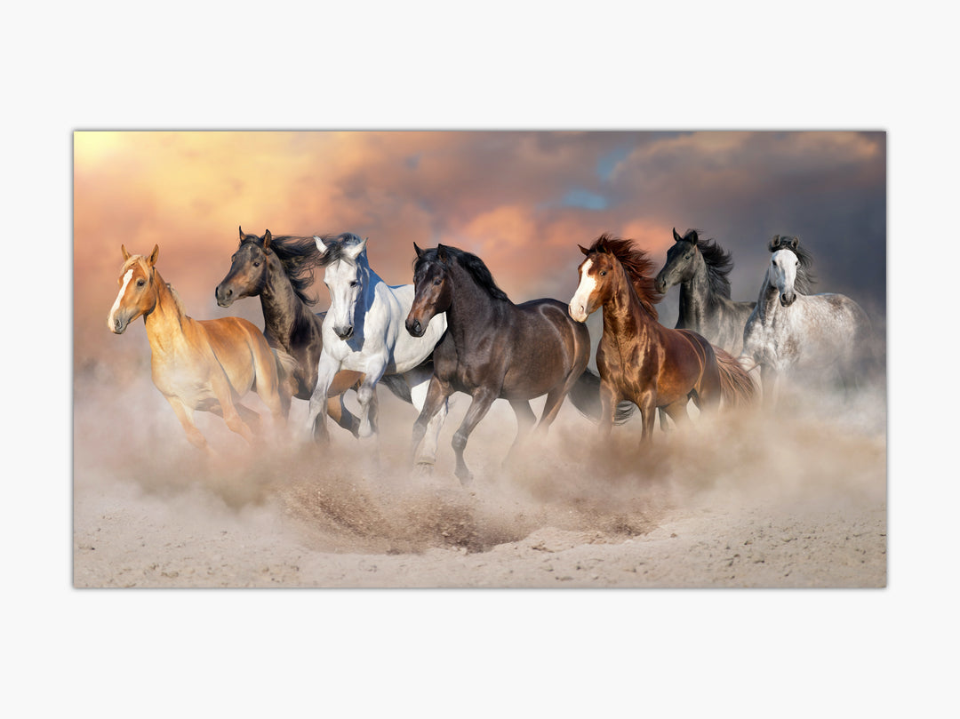 Wild Autumn Gallop Artwork 180x90 CM