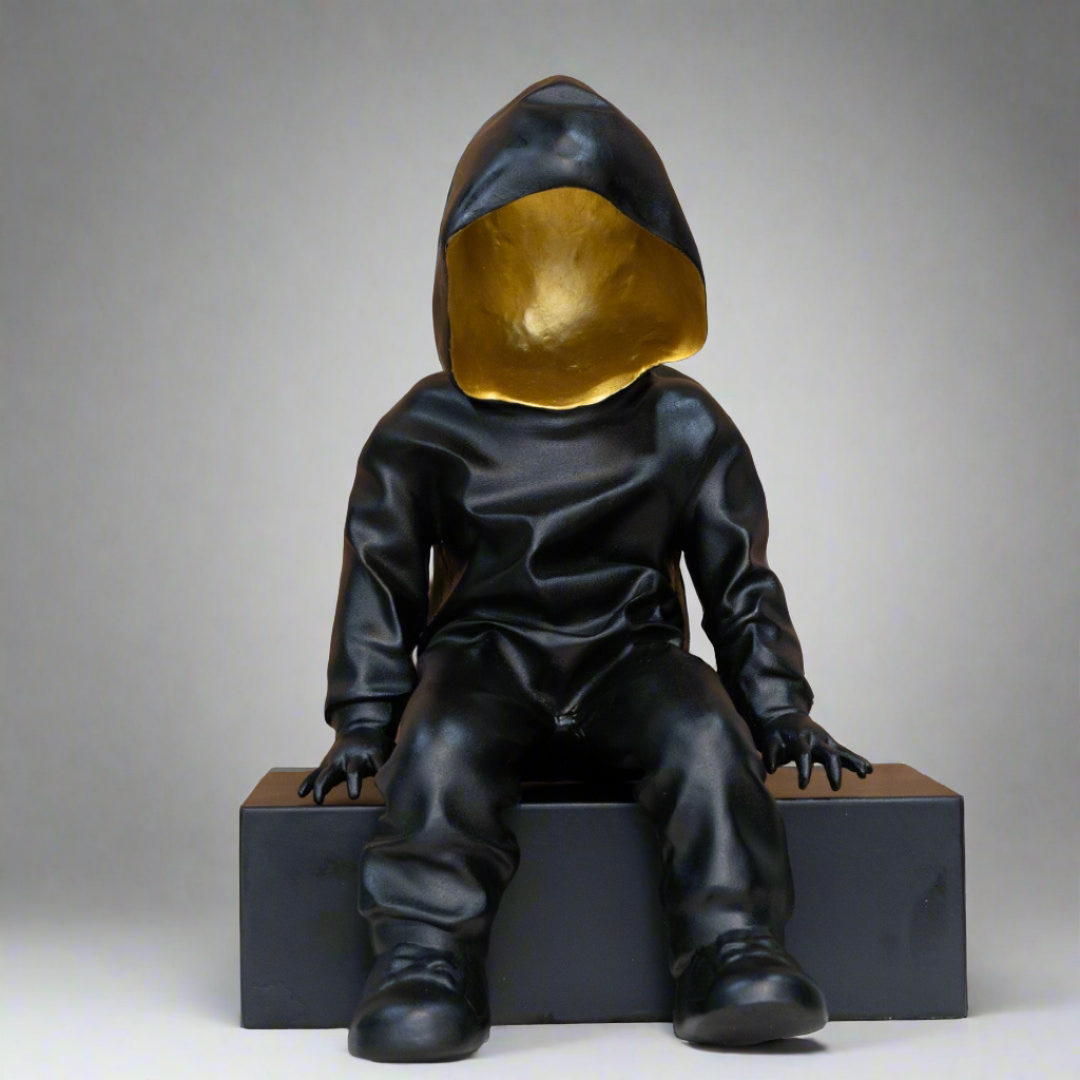 Black Hooded Figurine 3