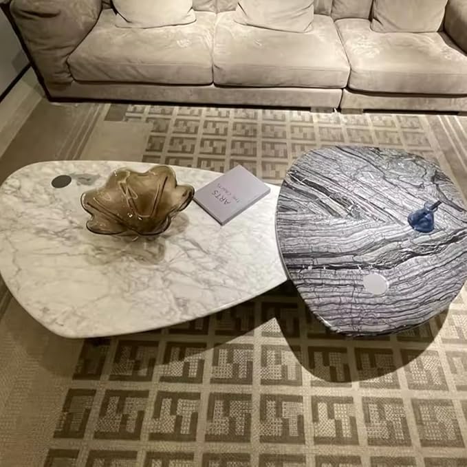 Callisto Marble Top Coffee Table Set