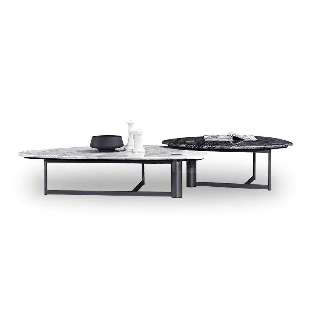 Callisto Marble Top Coffee Table Set