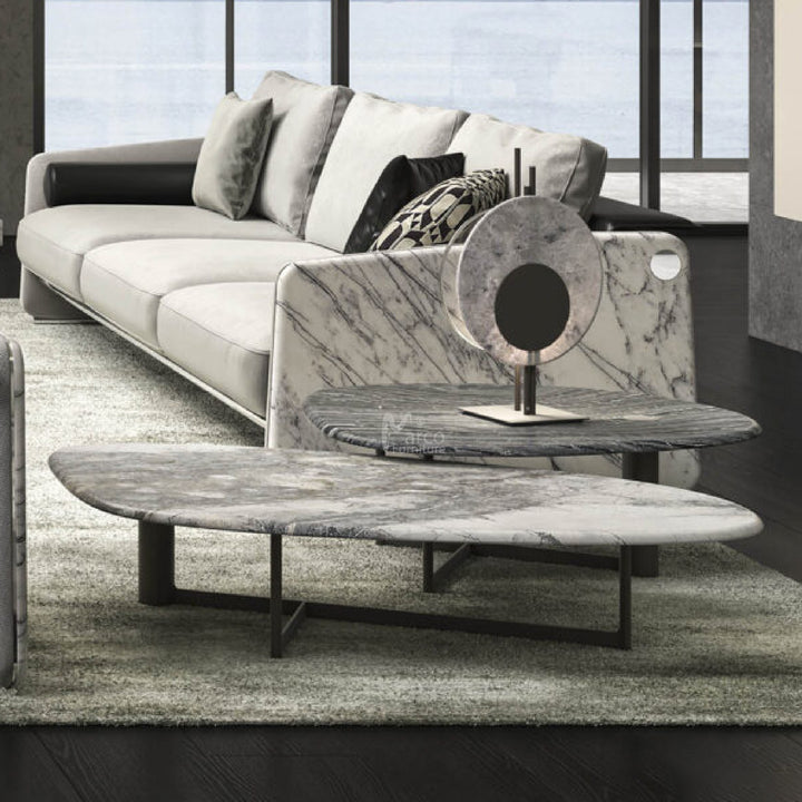 Callisto Marble Top Coffee Table Set