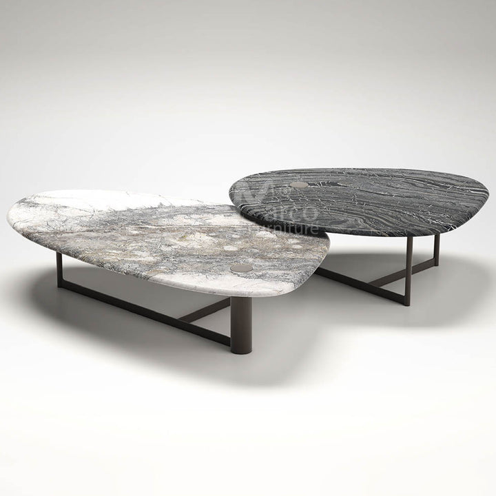 Callisto Marble Top Coffee Table Set