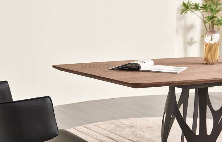 Casper Dining Table Walnut Color