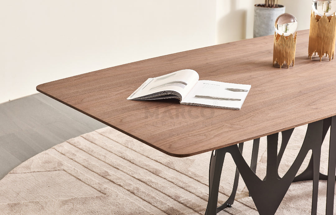 Casper Dining Table Walnut Color