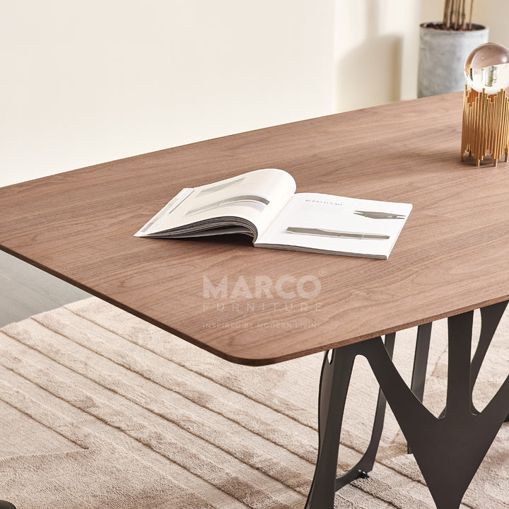 Casper Dining Table Walnut Color