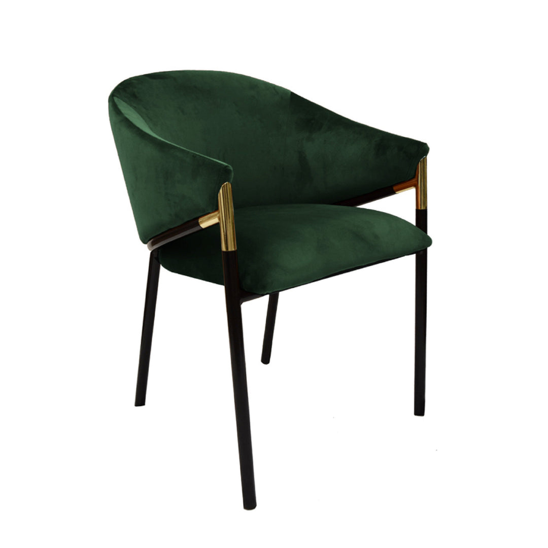 Donnie Green Velvet Dining Chair