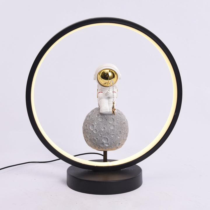 Resin Astronaut Table Lamp with USB Cable