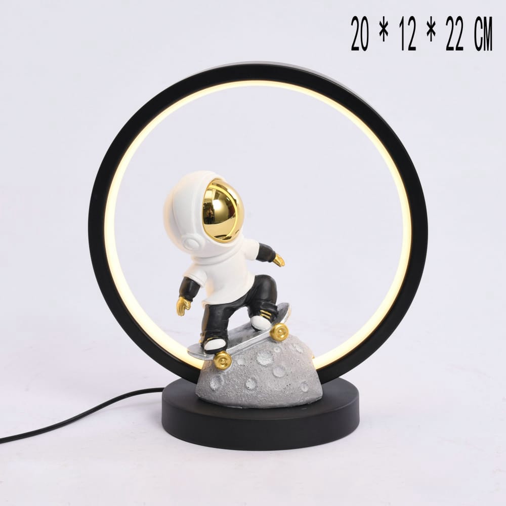 Resin Astronauts Table Lamp (Medium)