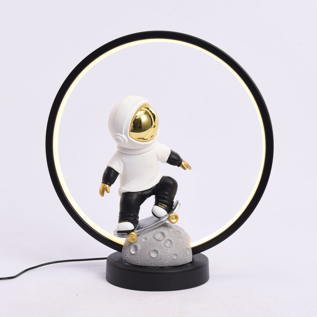 Resin Astronauts Table Lamp (Small)