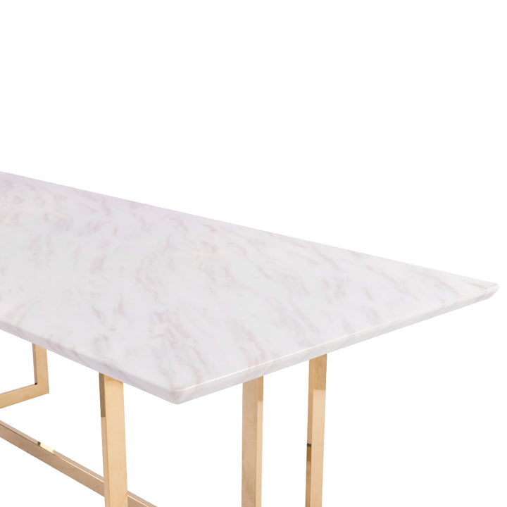 Eden Champagne Gold Dining Table