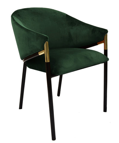 Donnie Dining Chair Green Velvet