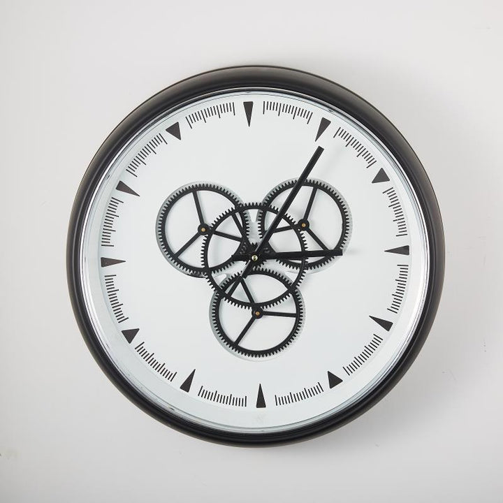 Industrial Gear Round Wall Clock