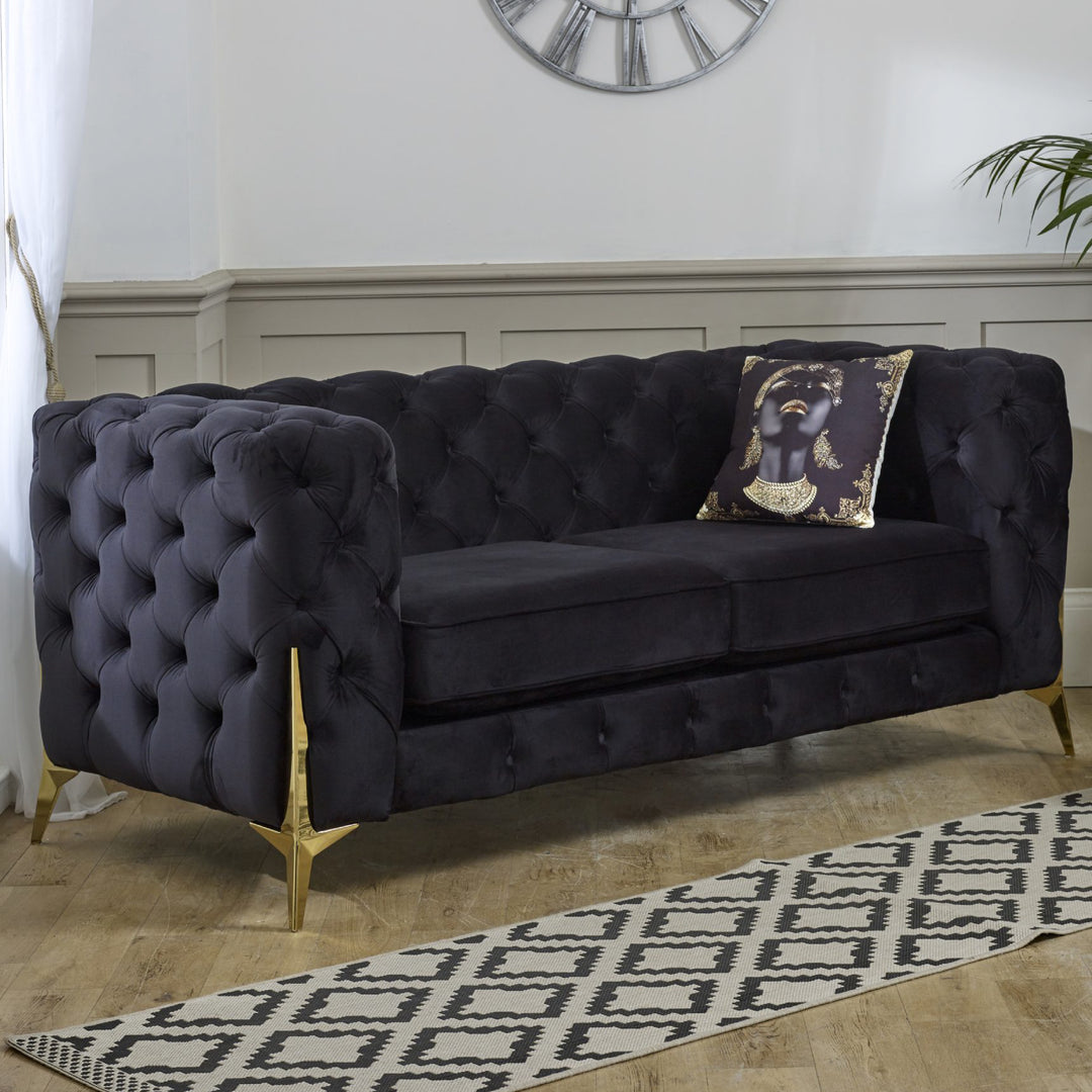 Gloria Velvet Chesterfield sofa 3