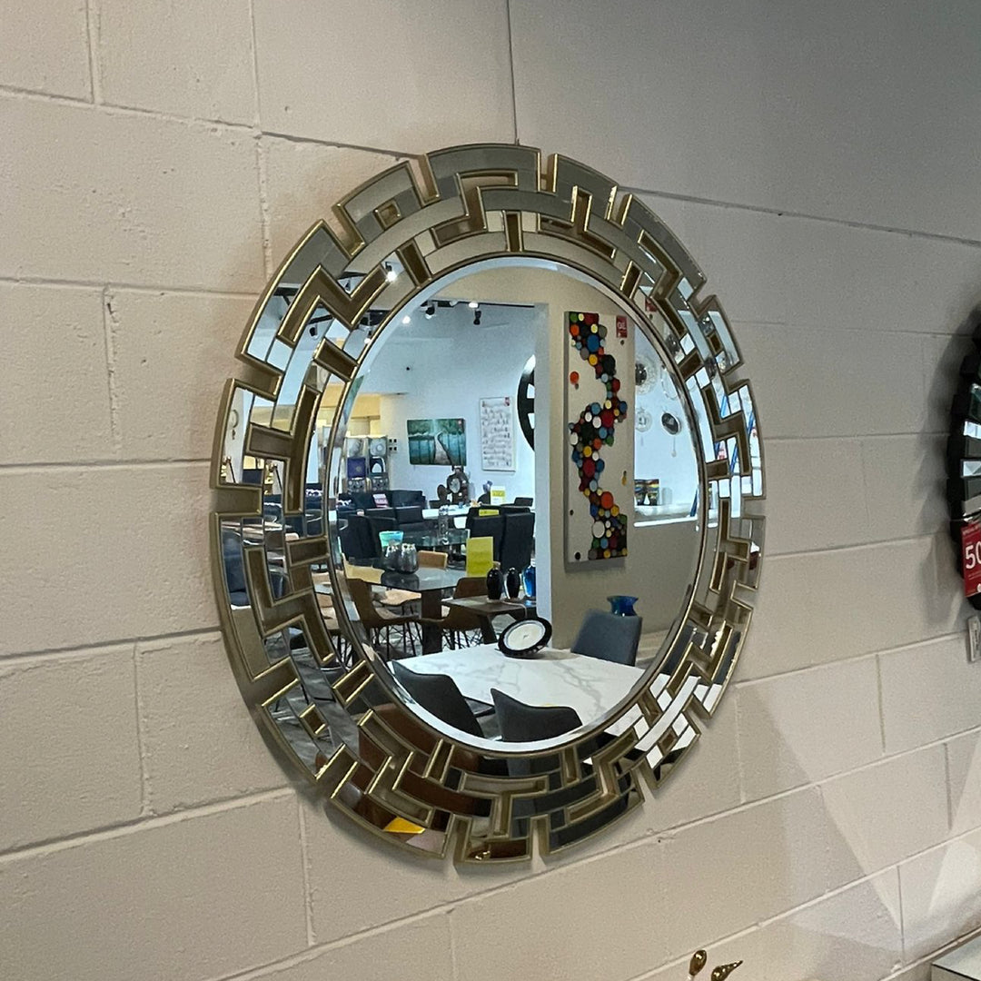 Gucci Modern Round Glass Wall Mirror for Living Room