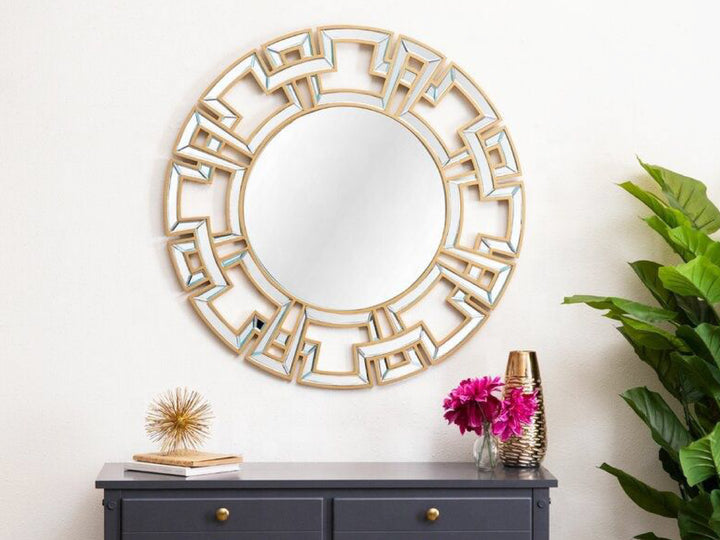 Gucci Modern Round Glass Wall Mirror for Living Room