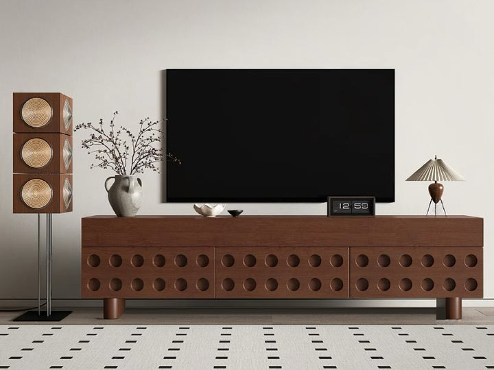 Harper Circlewood Walnut TV Cabinet