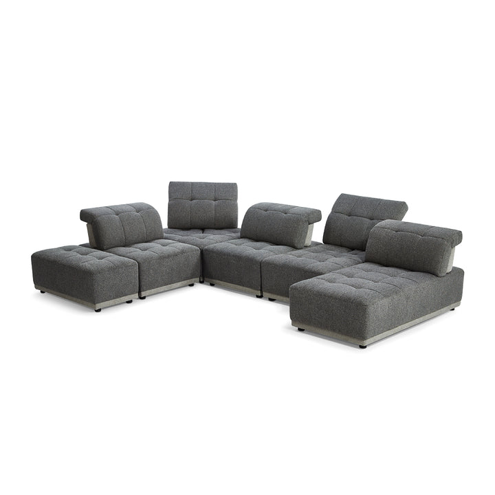 Hawaii Fabric Modular Corner Sofa lounge with Adjustable Features