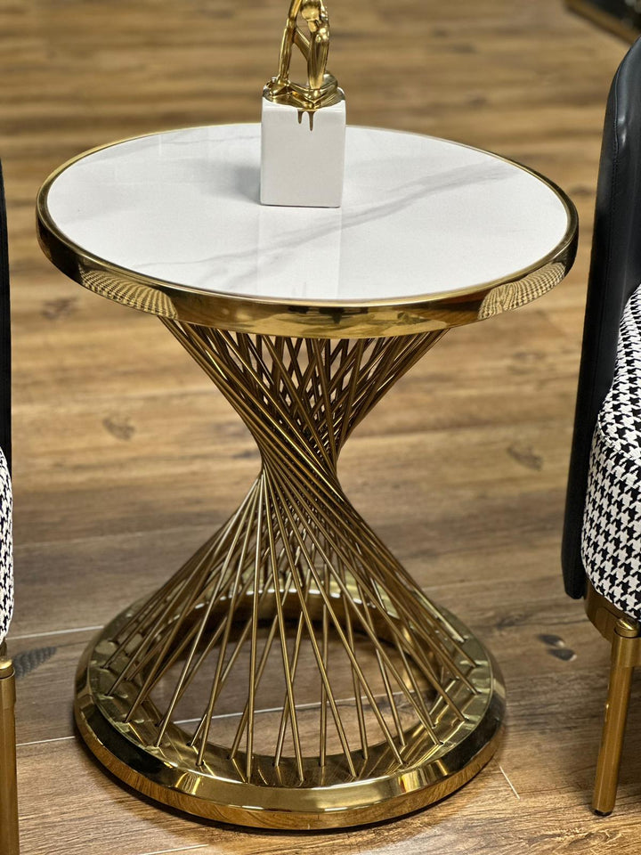 Hudson Gold Side Table