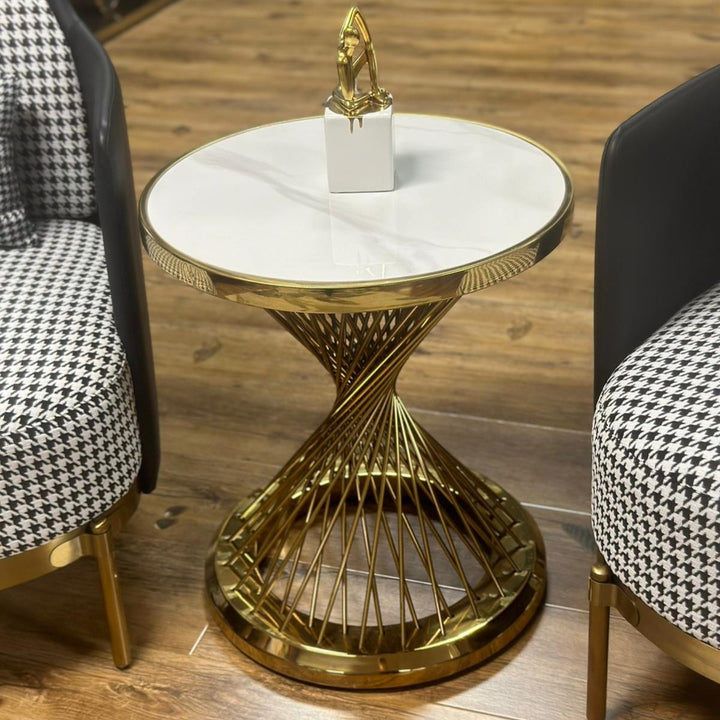 Hudson Gold Side Table