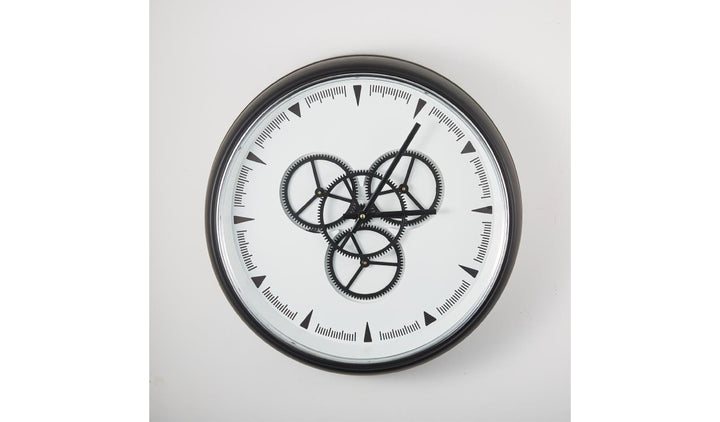 Industrial Gear Round Wall Clock