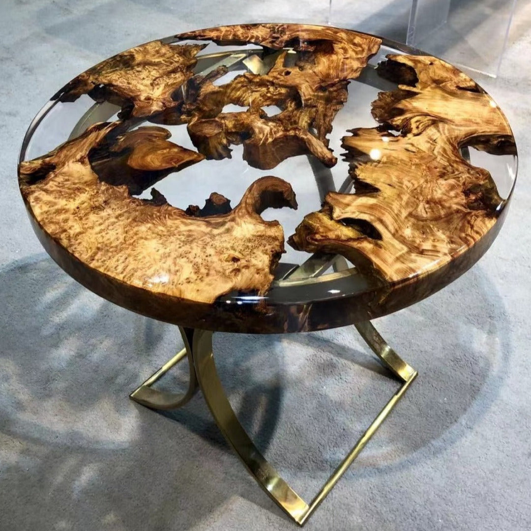 Live Edge Epoxy Resin Coffee Table