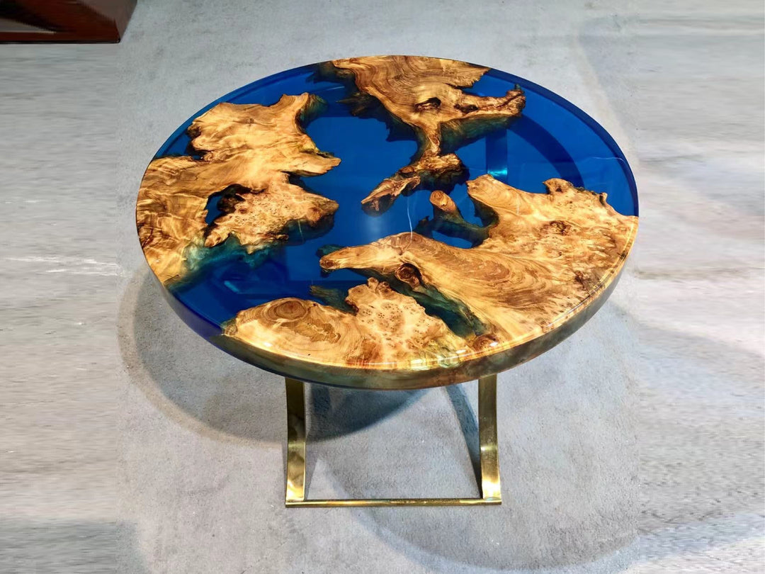 Live Edge Epoxy Resin Coffee Table