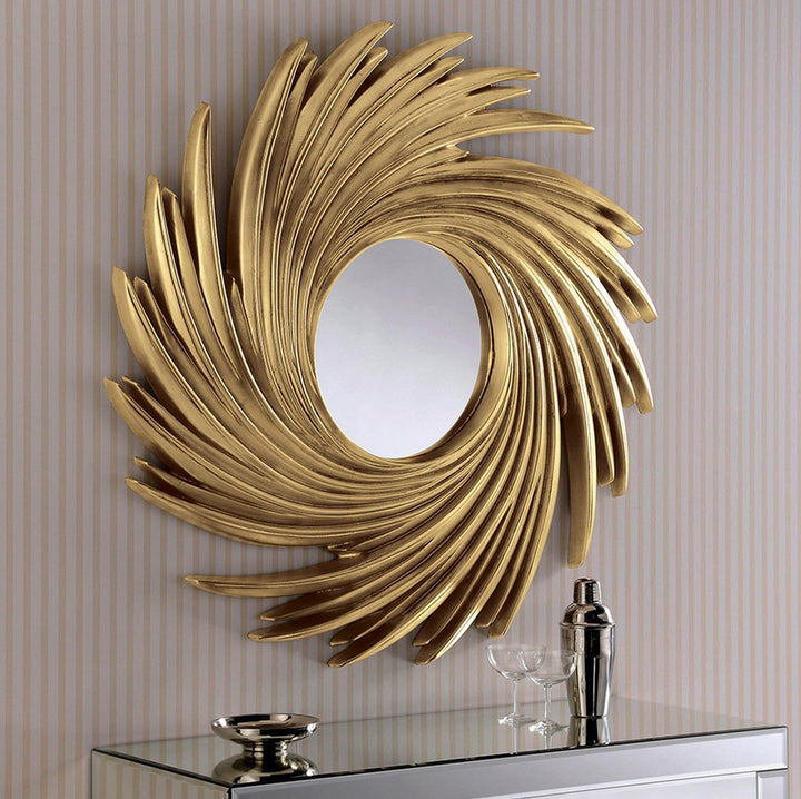 Luxo Swirl Designer Wall Mirror 100cm