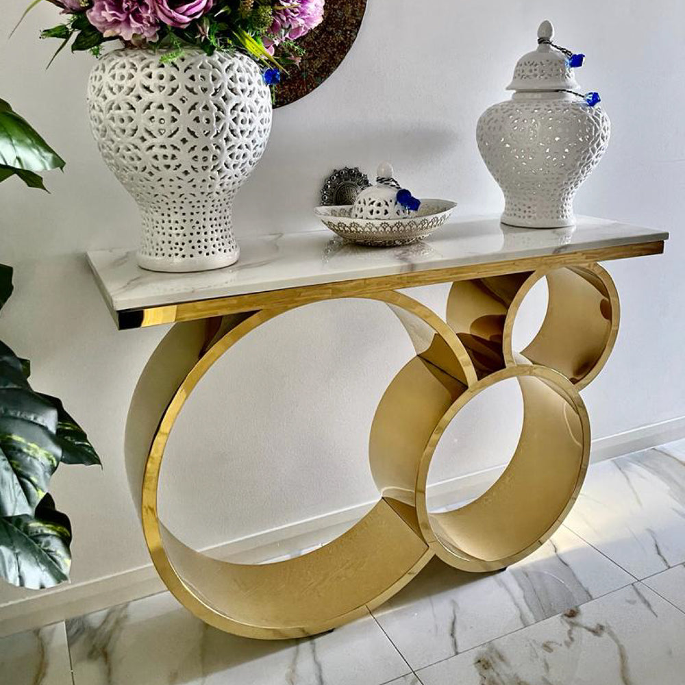 Luxo Marble Console Table 2