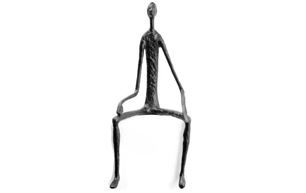 Nordic Style Seated Metal Sculpture 2