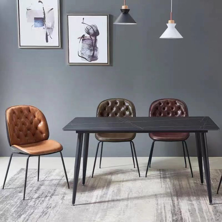 Oslo Black Ceramic Bar Table