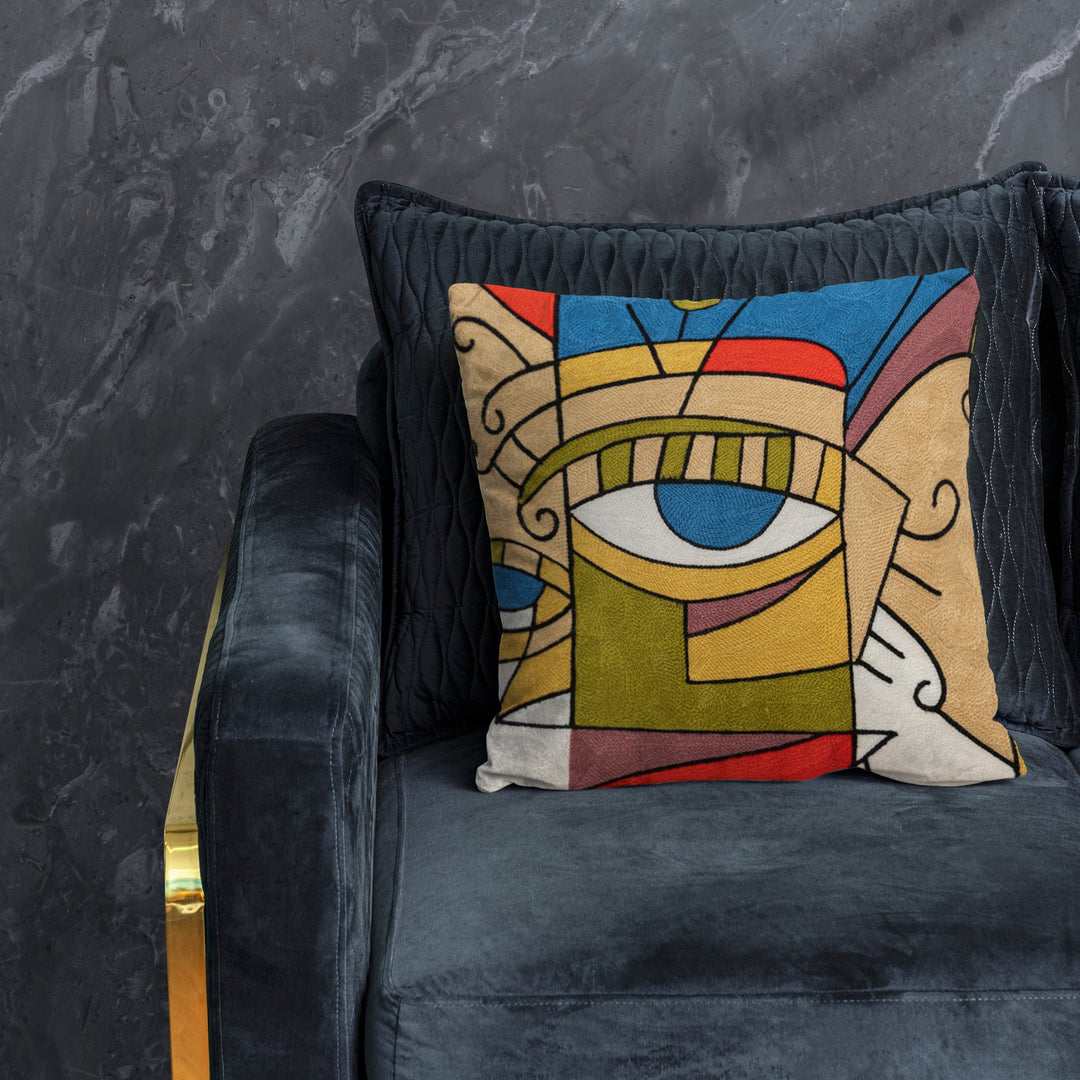 Picasso Eye themed Cushion