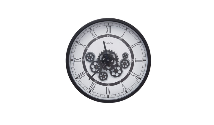 Round Moving Cogs Wall Clocks 50cm