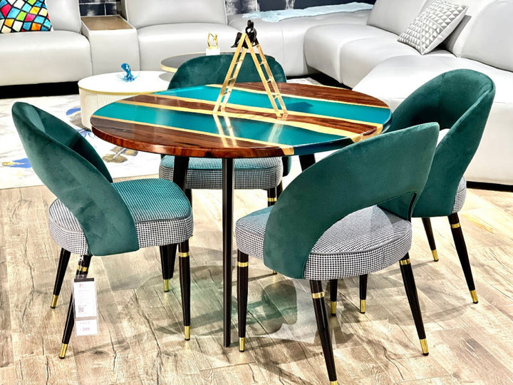 Hugo Round Resin Dining Table