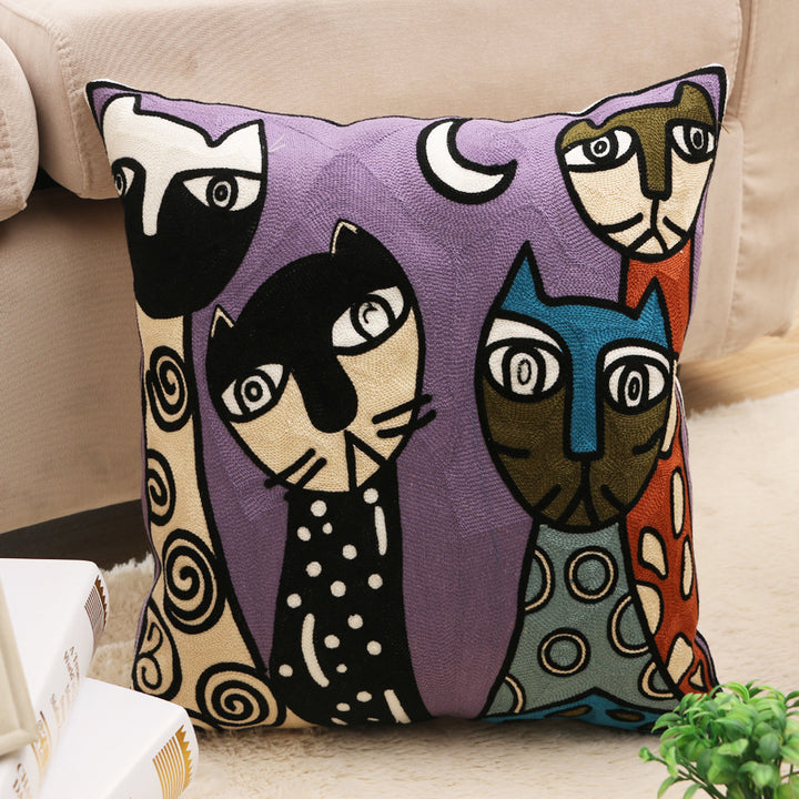 SimSam Family Picasso Inspired Cushion